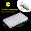 Set of 2 Diamond Embroidery Sorting Box with 28 Compartments