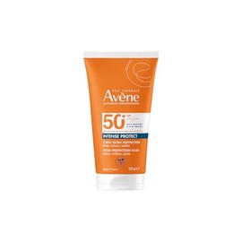AVENE Intense Protect FPS 50+, Protector Solar Facial y Corporal para Piel Normal, Ultra Resistente al Agua, con TriAsorB, 150 ml
