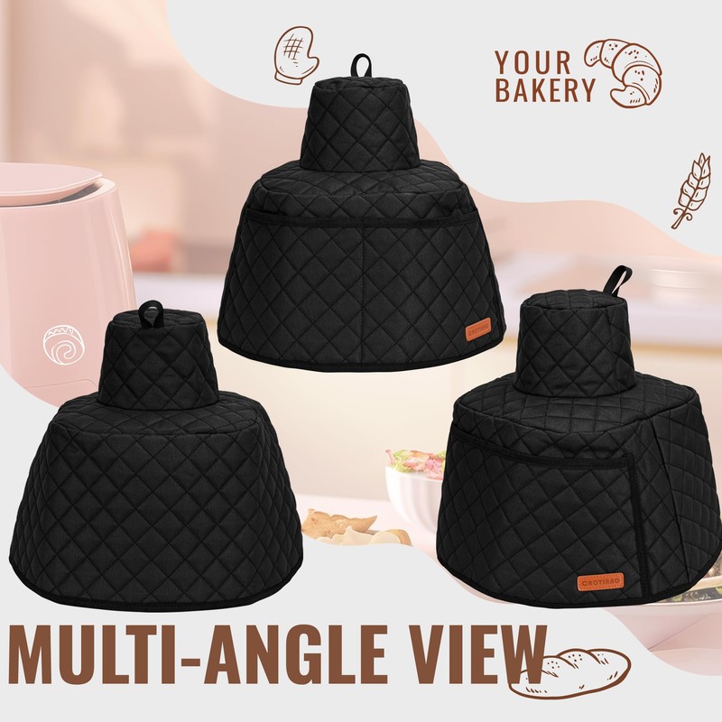 CROTIRAD Glass Air Fryer Dust Cover Compatible with Ninja Crispi,