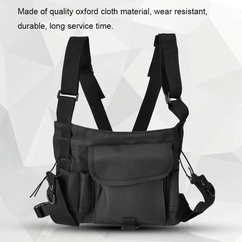 Multifunction Tool Combination Vest Backpack Reflective Strip Two Way Radio