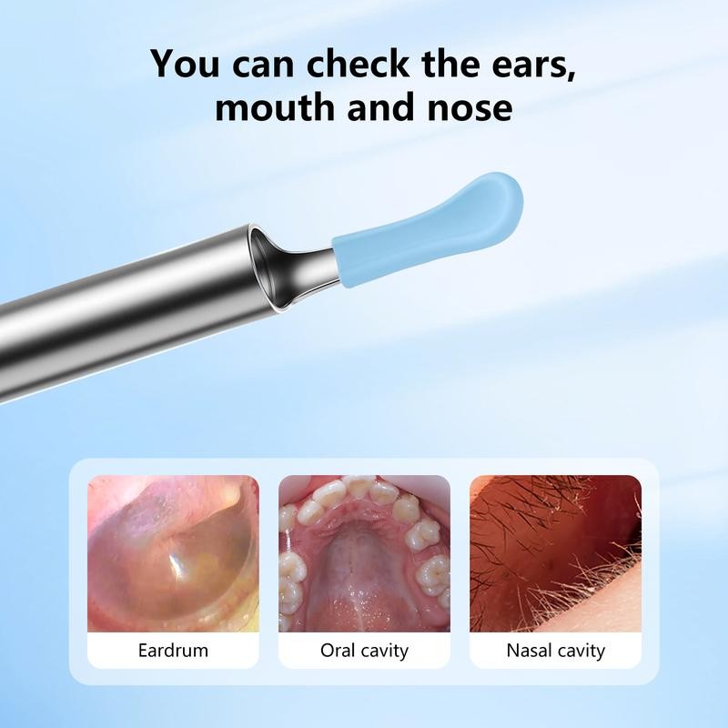 Silicone Ear Hygiene Set, HD Visual Earwax Removal Tool with