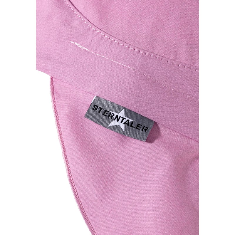 Sterntaler Girls' Peaked Cap with Neck Protection, pink
