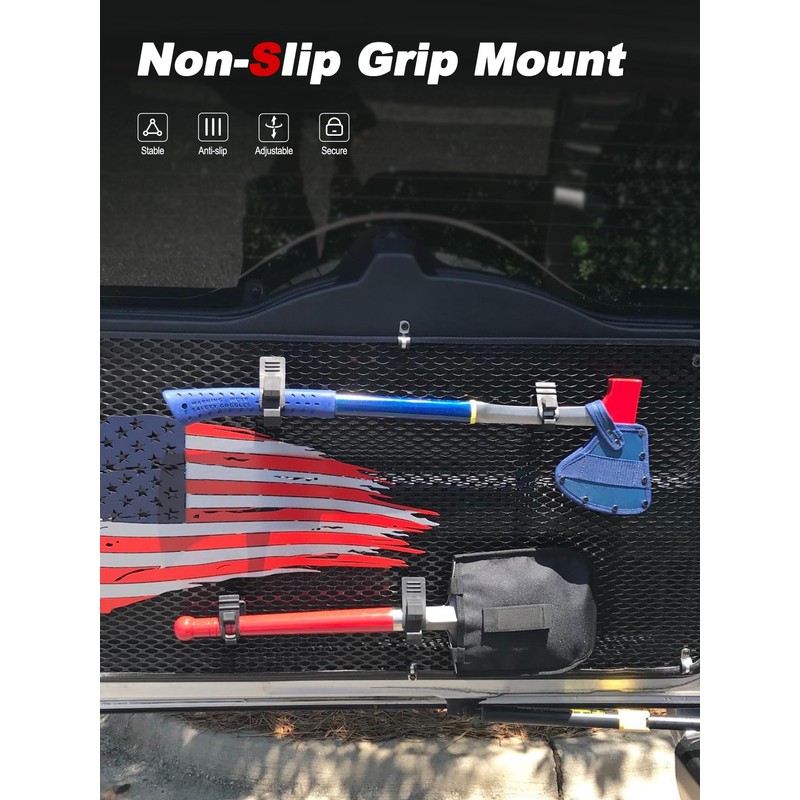 NILKATSS 2-Pack Rubber Molle Panel Clamp Holder Kit Fit 1-2