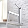 KAIYING Bathroom Sink Faucet with Pull Out Sprayer, Single Handle