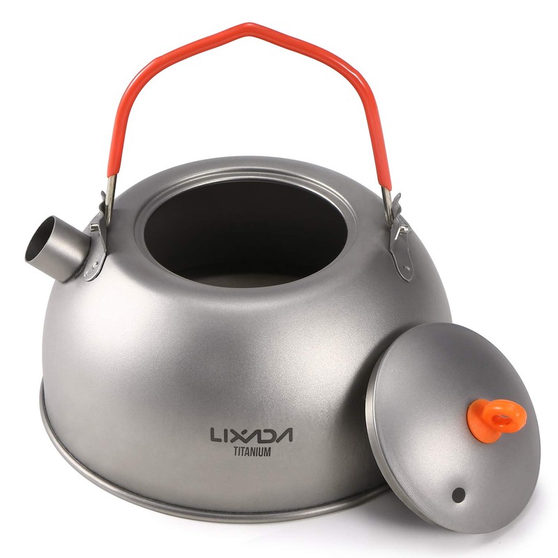 YaSao 600ml Titanium Tea Kettle for Boiling Water Coffee Tea