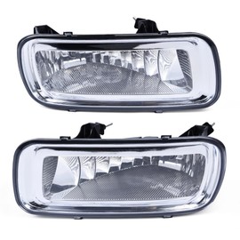 G-PLUS Fog Lights Lamp Set Compatible with Ford F150 2004-2006/ Compatible with Lincoln Mark LT 2006 Driver Left and Passenger Right Side Replacement One Pair Clear Lens