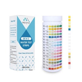 MERYDI-100PCS 16 in 1 Drinking Water Test Kits Home Water Quality Test for Tap