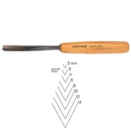 PFEIL"Swiss Made" 3mm # 12 Long Bent V-Parting Tool