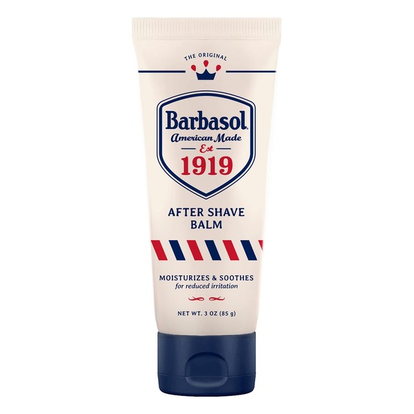 Barbasol After Shave Balm for Men, Soothes and Moisturizes Skin with Vitamin B and Distilled Witch Hazel, 3 OZ (Pack of 1)