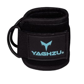 YAGHZU Adjustable Gym Ankle Straps - Padded Neoprene Cable Straps for Glute Kickback, Durable with D Rings
