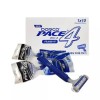 Dorco 도루코 일회용 면도기 페이스4 10개입 Dorco Disposable Razor Face4