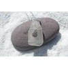 DejaVu Designs Genuine Frosted Sea Glass Necklace with a Silver