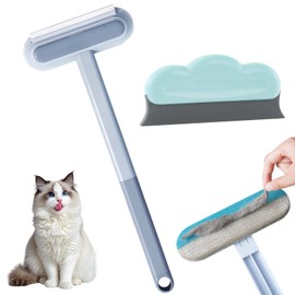 3 In 1 Pet Hair Remover, 2 Stücke Tierhaarentferner,Tierhaarentferner FüR Sofa Und MöBel,Katzenhaarentferner, Wiederverwendbar Und Waschbar FüR Katzen Und Hunde, MöBel, Kleidung