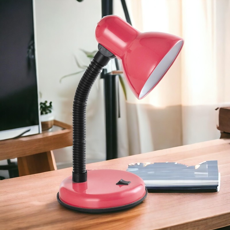 Classic Desk Lamp with a Versatile Flexible Neck, and Integral