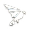 Pinsanity Origami Bird Enamel Lapel Pin