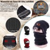 Gorro Invierno Bufanda y Guantes Tactiles y Calcetines Termicos,Gorros Frio