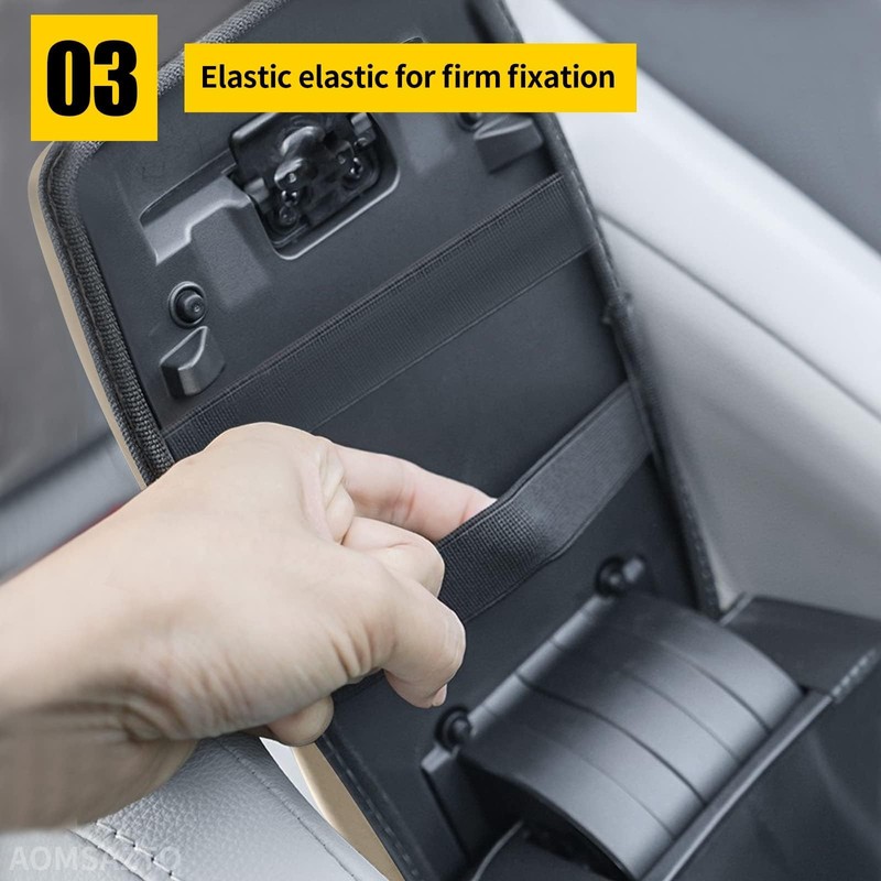 AOMSAZTO Armrest Covers for 2013-2018 Toyota RAV4 Beige