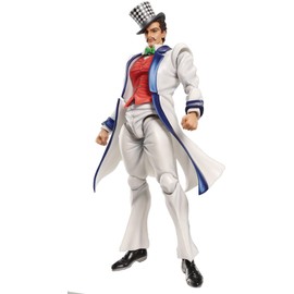 Super Statue Movable "JoJo's Bizarre Adventure Part 1" Will A Zeppelli Approx. 6.3 inches (160 mm), PVC & ABS & Nylon Pre-Painted Action Figure