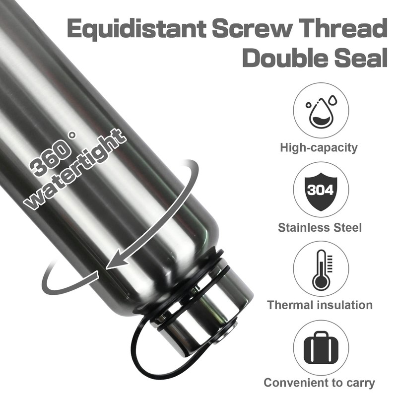 Mightyduty Stainless Steel Flask, 610 ml, 800 ml, 1100 ml,