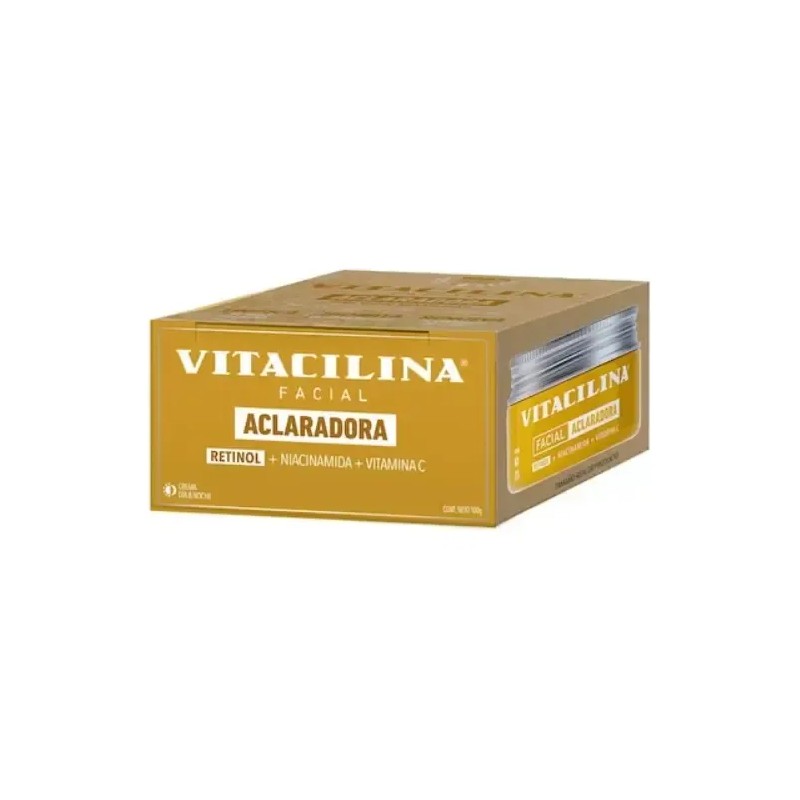 Vitacilina Facial Crema Aclaradora Retinol Día Noche 100gr