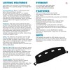 x xotic tech Dashboard Mat Cover Compatible with Dodge Ram