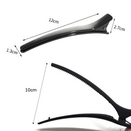Dakar Hairpin Large Hairpin Men's [Black 2 Pieces] Hair Clip, Hair Clip, For Professionals, Bangs, Clip, Block, No Trace