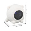 White Noise Alarm Clock Digital Rechargeable Bluetooth Alarm Clock 17