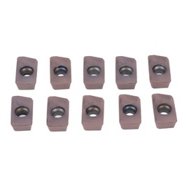 10 Pcs Turning Inserts Carbide CNC Tool Blades Lathe Turning Finishing Inserts with Coating(APMT1135PDER-MO2 )