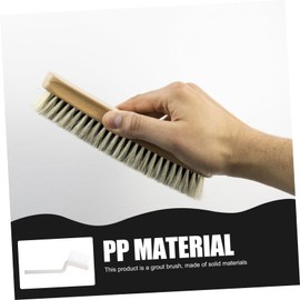 Zerodeko 2pcs Grout Brush Floor Scrubber with Handle for Efficient Cleaning of Tiles Baseboards Grout Bathrooms Kitchens More