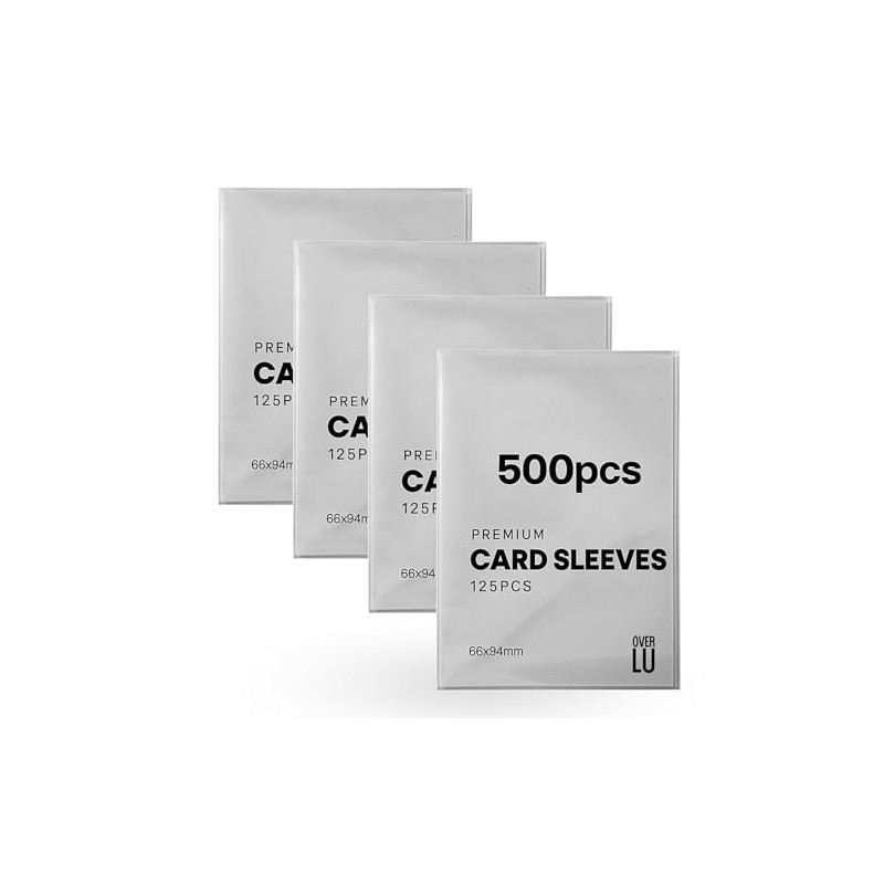 Over Lu | 500pcs fundas para tarjetas, Protectores de Tarjetas