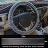 100PCS Disposable Steering Wheel Cover, Universal Plastic Transparent Car Steering