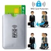 VmanKu Anti-Skimming Card Case, 5 Cards, IC Cards, Magnetic Protection,
