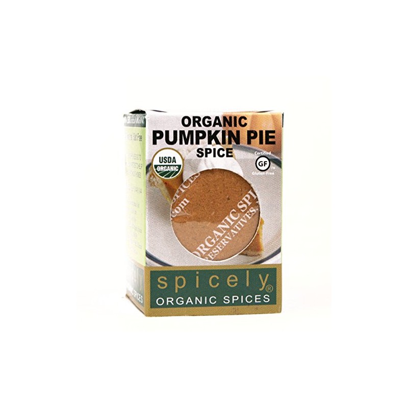 Spicely Organic Seasoning Pumpkin Pie Spice 0.35 Ounce ecoBox Certified