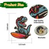 Atensils Dinosaur Patch Surfing Iron On Patch Iron On or