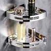 Bathroom Corner Shelves Punch Free Triangular Bathroom Corner Shiny Shelf