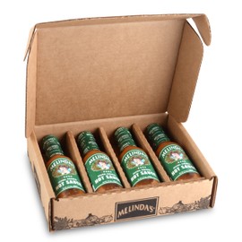 Melinda’s Original Habanero Hot Sauce - Gourmet Habanero Sauce - Made with Habanero Peppers, Carrots, Onion, Vinegar & Garlic - Keto, Kosher, Vegan, Gluten Free Hot Sauce - 5oz, 4 Pack