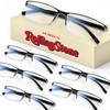 Gaoye 6 pack 1.0 Executive Style Reading Glasses Men -