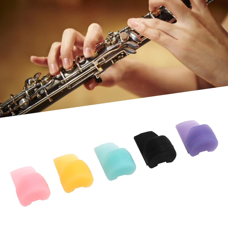 5Pcs Clarinet Thumb Rest Cushion Silicone Protector Instrument Accessory Set