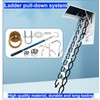 RQG Attic Pull Down Hook,Clothes Hook Pole,with a 16-60 inch
