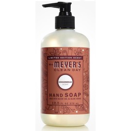 MRS. MEYER'S CLEAN DAY Liquid Hand Soap, Limited Edition Gingerbread Scent, 12.5