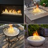 Mr. Fireglass 10 Pounds Fire Glass - 1/4 Inch High