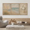SIGNWIN Framed Canvas Print Wall Art Set Soft Coastal Serenity