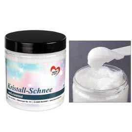 Crystal Snow White | Decorative Snow Paste for Crafts | Decorative Snow | Art Snow | 250ml (White Iridescent )