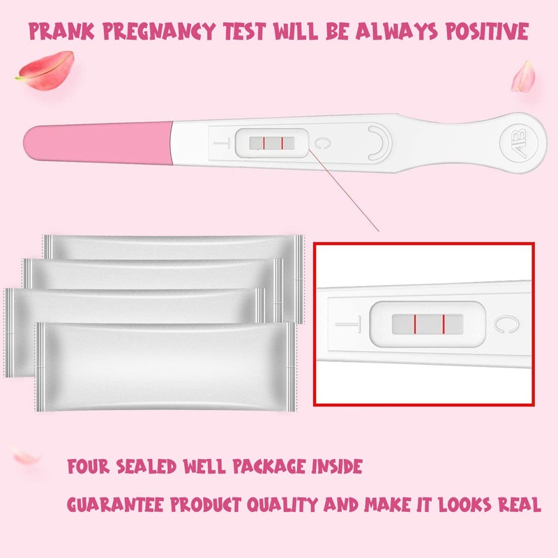Acessorz Fake Prank Joke Pregnancy Test Always Positive - April