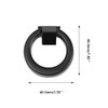 Modern Cabinet Knob Ring, Round Cabinet Ring, Pull Handle, Single