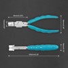 LEONTOOL 6 Inches Optical Trident Pliers Adjusting Eyeglasses Leg Eyeglass
