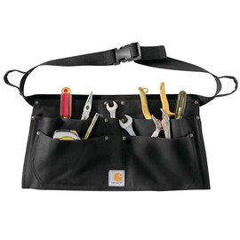 Carhartt A09 Firm Duck Half Apron Tool Belt, Colour: Black, Size: 2XL