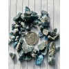 Blue Apatite - Large Under 1" - no powder -100%