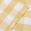 Bapawfish Yellow White Cafe Kitchen Curtains 45 Inches Length, Buffalo