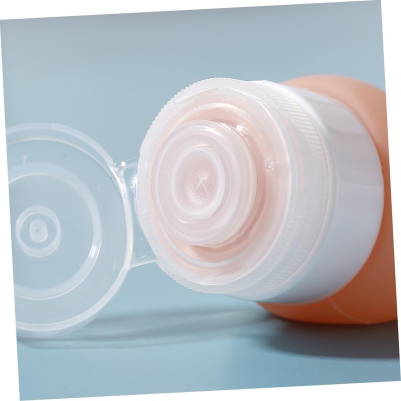 NOLITOY 1set Portable Cartoon Dispenser Bottles for Lotion and Shampoo